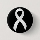 Recherche de ruban blanc badges Cancer de poumon