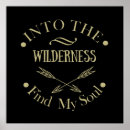 Suche nach wildnis poster Wanderlust