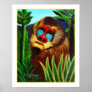 Recherche de babouin art Mandril