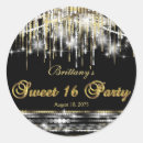 Recherche de du bonbon 16 autocollants Sweet sixteen