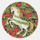 Recherche de licorne rouge autocollants Noël