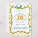 Recherche de motifs colorés invitations Parti