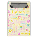 Suche nach rosa blumen klemmbrett Girl