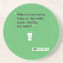 Suche nach lustiger kaffee untersetzer Latte