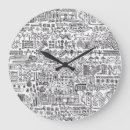 Recherche de arbre motif horloges Arrière plan