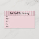 Suche nach hundepflegen visitenkarten Pudel