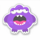 Suche nach lila monster aufkleber Lustig