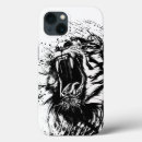 Recherche de tigre blanc iphone coques Noir et blanc