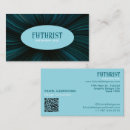 Recherche de moderne futuriste cartes visite Concepteur