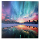 Suche nach nordlichter fliesen Nacht