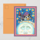 Recherche de sorcière en rouge cartes postales Mignon