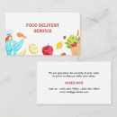 Recherche de alimentaire cartes visite Élégant