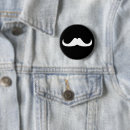 Recherche de moustache noire badges Blanc