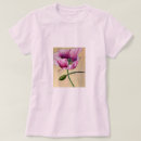 Recherche de watercolor flowers tshirts Rose
