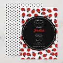 Recherche de ladybug baby shower fille invitations Insecte