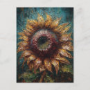 Recherche de peinture de tournesol cartes postales Fleur