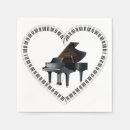Recherche de piano serviettes Blanc