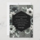 Recherche de fantomatique invitations Noir et blanc