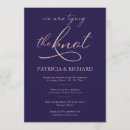 Recherche de rose bleu marine mariage invitations Couple