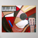 Recherche de guitare abstraite art Musical