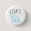 Suche nach 50 geburtstag buttons 50 und fabelhaft
