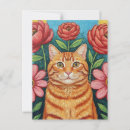 Recherche de chat orange cartes postales Amoureux de les chats