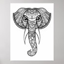 Suche nach zen doodle poster Elefant