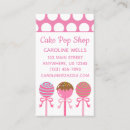 Suche nach cake pops visitenkarten Backwaren