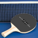 Recherche de noir et blanc raquettes ping pong Initiales