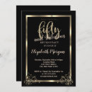 Recherche de glam 50th anniversaire invitations Élégant