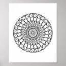 Recherche de livre de coloriage posters Mandala