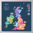 Suche nach wales map poster England