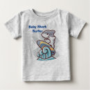 Recherche de surf bébé tshirts Requin