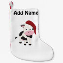 Recherche de vaches chaussette de noël Vache mignonne