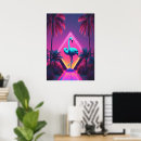 Suche nach neon lila poster Synthwave