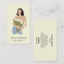 Recherche de fleur abstraite cartes visite Floral