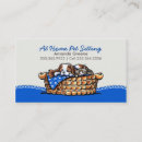 Recherche de cat sitter cartes visite Professionnel