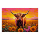 Recherche de vache rose posters Vert