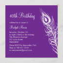 Recherche de pourpre paon invitations Moderne