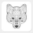 Recherche de griffonnages autocollants Style de zen embrouillement