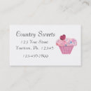 Recherche de cupcake rose cartes visite De boulet