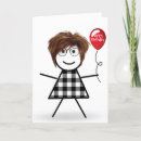 Suche nach stick girl postkarten Geburtstag