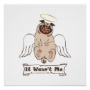 Recherche de carlin drôle posters Animal