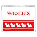 Recherche de westie calendriers Chien
