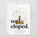 Recherche de post mariage annonce Elopement
