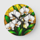 Recherche de orchids horloges Fleurs blanches