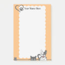 Suche nach niedliche katze post it Cartoon