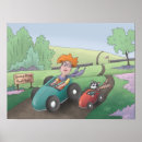 Recherche de voiture de course rouge posters Pour tous