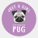 Suche nach liebe mops aufkleber Mädchen