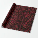 Recherche de motifs animaux papier cadeau Rouge